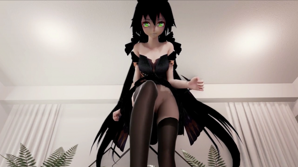 超逼真3D黑发洛天依热舞！魅惑腰肢扭动撩拨，沉浸式感官冲击